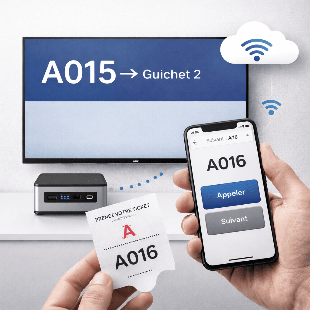 File d’Attente Basic – Mini PC & Cloud